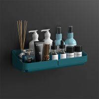 【HOT】✎❁❧  Rack Shelf Wall Organizer Cosmetics Drilling Convenience Shower Accessories