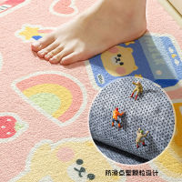 Ins Cartoon Cute Animals Pets Soft Mats Rugs Home Entrance Carpet Bedroom Toilet Bathroom Door Absorbent Non-Slip Foot Pad