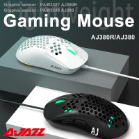 AJAZZ AJ380RAJ380 USB Wired Gaming Mouse 6 Buttons Lightweight Mice 16000DPI RGB Programmable Mouse for PC Laptop Notebook Game