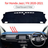 2021SMABEE Dash Mat Dashmat for Honda JAZZ FIT 2020 2021 Anti-Slip Mat Dashboard Cover Pad Sunshade Protective Carpet Accessories