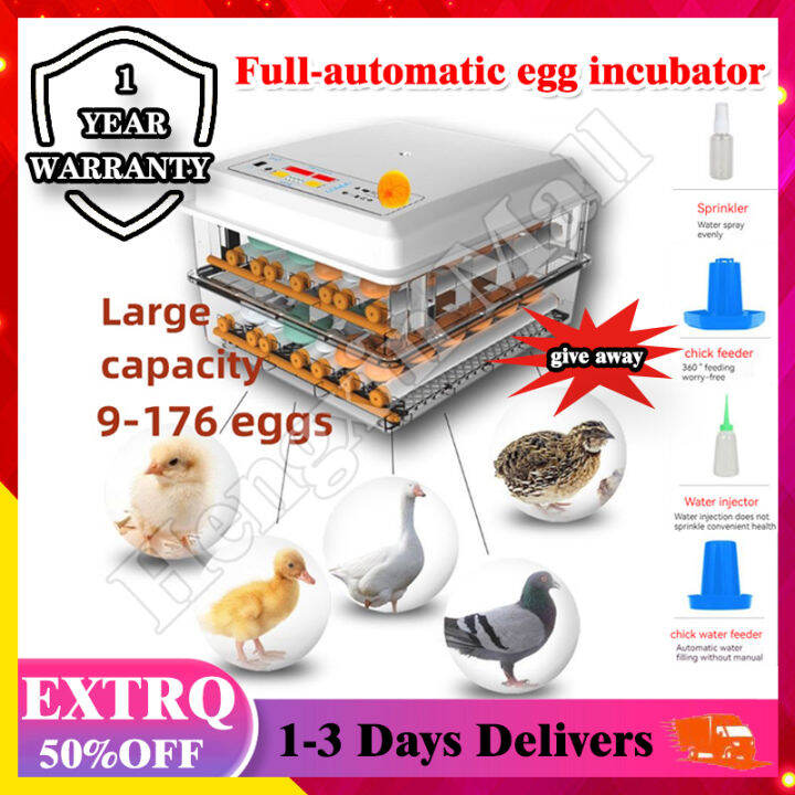 48 Egg /120 Egg Brooder Digital Fully Automatic Incubator Hatcher ...