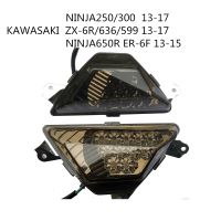 ไฟหรี่รถยนต์หน้าไฟกะพริบไฟ LED สำหรับ Kawasaki Ninja 300 EX300 650 EX650 ZX6R ZX636 2013 2014 - 2017