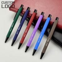 Press The Aluminum Rod Metal Spray Ballpoint Pen To Customize The Logo Business Advertising School Office Student Stationery Pens