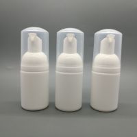 3Pcs 30ml Foam Dispenser Bottle White Plastic Refillable Mini Foam Bottle Foaming Soap Dispenser Pump Bottles for Travel