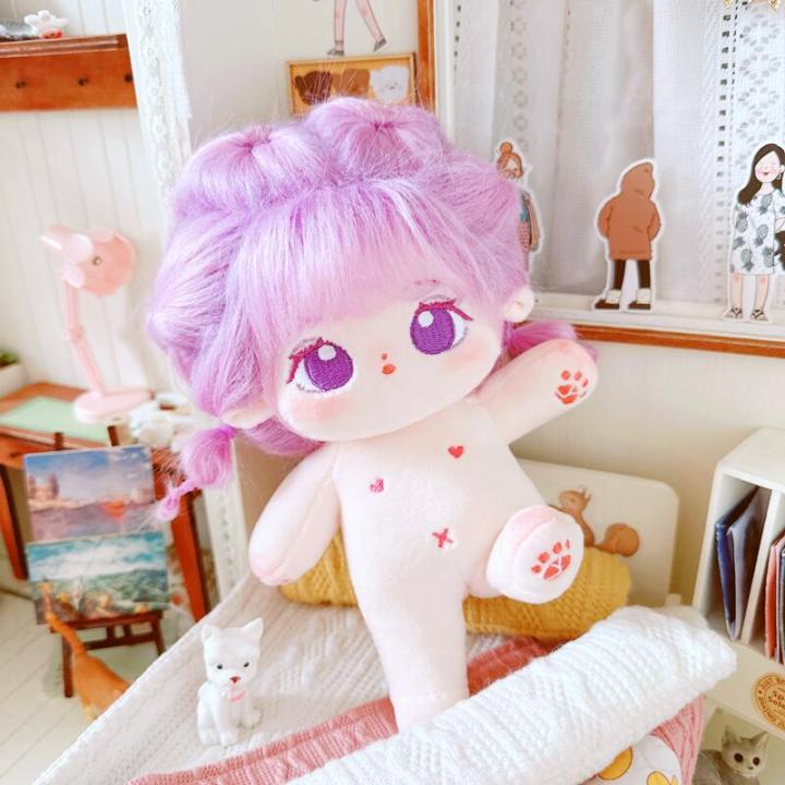 20cm Have a bone Cute Doll Purple Hair Purple Eyes Girls Doll ...