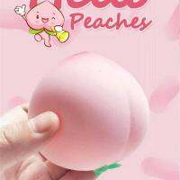 Vent Ball Pinch Music Decompression Artifact Peaches Stress Relief Toys Yellow Durable Slow Rebound Pink Flexible Material