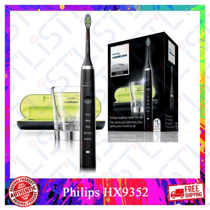 Philips Sonicare HX9352 DiamondClean Electric Toothbrush Black