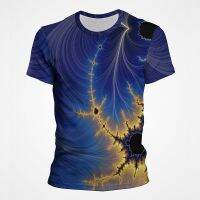 Abstract Vision Illusion Graphic T-shirt เสื้อผ้าสีสันสดใสสำหรับผู้ชาย เสื้อยืดแฟชั่นฤดูร้อน 3D Printing Men เสื้อยืดสตรีทแวร์ XS-5XL