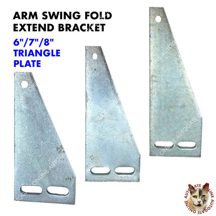 Auto Gate Arm Swing Fold Extend Bracket Autogate System Triangle Plate