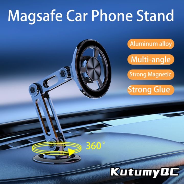 magsafe-ที่วางโทรศัพท์ในรถแม่เหล็กโลหะหมุนได้720-ขาตั้งโทรศัพท์พับได้ช่องแอร์แม่เหล็กติด-gps-รองรับโทรศัพท์ทุกรุ่น
