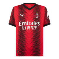 tshirt（Can Customizable）AC Milan 07-08 Home Football  T-shirt  shirt（Adult and Childrens Sizes）hight product 02