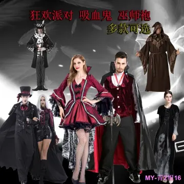 Dress For Female Masquerade Cosplay Devil Costumes Corpse Ghost Bride  Clothes Halloween Women Scary Vampire Witch Suits