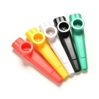 Plastic Kazoo Wind Instrument Instrument for Kids Party Supplies Cheerleading Whistle Kazoo Instrument Gift 5 Mixed Color