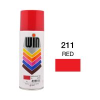 (KTS)สีสเปรย์ อเนกประสงค์ WIN 400 CC Red (สีแดง) #211