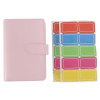 A6 Notebook Binder with 12PCS A6 Binder Pockets,with Magnetic Buckle Closure for Inner Filler Paper