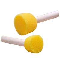 Mayitr 20Pcs DIY Sponge Stencil Brush Dabbers Sponge Tool Furniture Craft Sponge Paint Foam For DIY Craft Supplies Paint Tools Accessories