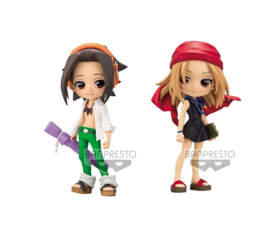 Bandai(ใหม่)SHAMAN KING Q POSKET - ANNA KYOYAMA - (แอนนา เคียวยามะ VER.A) - YOH ASAKURA - (โย อาซากุระ VER.B) SET เซ็ต 2 ชิ้น