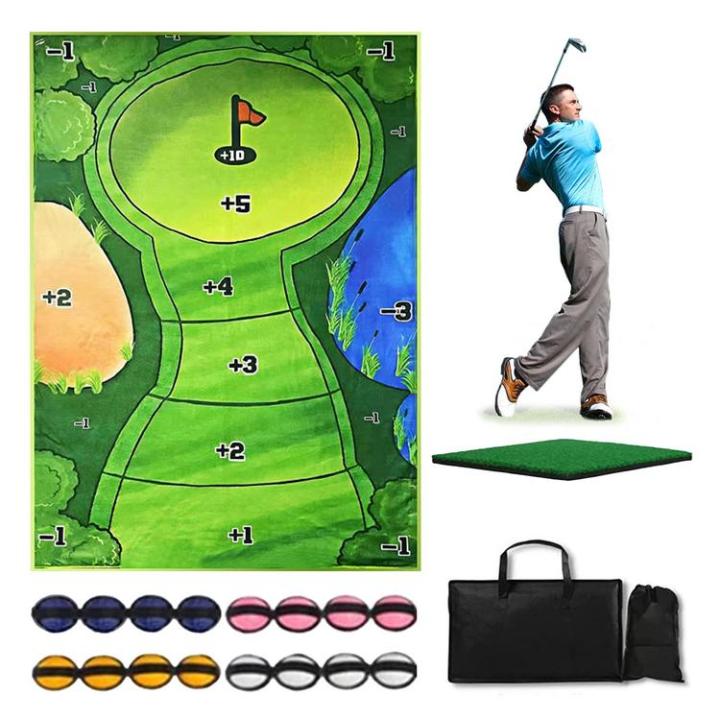 battle-royale-golf-game-durable-and-washable-golf-mat-practice-outdoor-and-chipping-game-practice-golf-games-at-home-best-golf-chipping-mat-for-adults-family-kids-newcomer