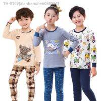 ✵⊕◊ xianhaochen048906 Crianças meninos pijamas outono inverno novo 2022 algodão roupa de dormir para 2-12year meninas grandes 13t 16t dos desenhos animados define calças compridas