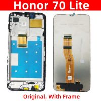 สำหรับ Honor 70 Lite RBN-NX1จอแสดงผล LCD ดั้งเดิมหน้าจอสัมผัส Digitizer พร้อมชิ้นส่วนกรอบจอ LCD ชิ้นส่วนจอสัมผัสมือถือโทรศัพท์