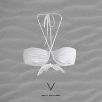 RESORT COLLECTION 2023 WHITE BIKINI  บราใส่ว่ายน้ำสีขาว ผูกหลัง  มีฟองน้ำในตัว สายที่คอสามารถถอดได้