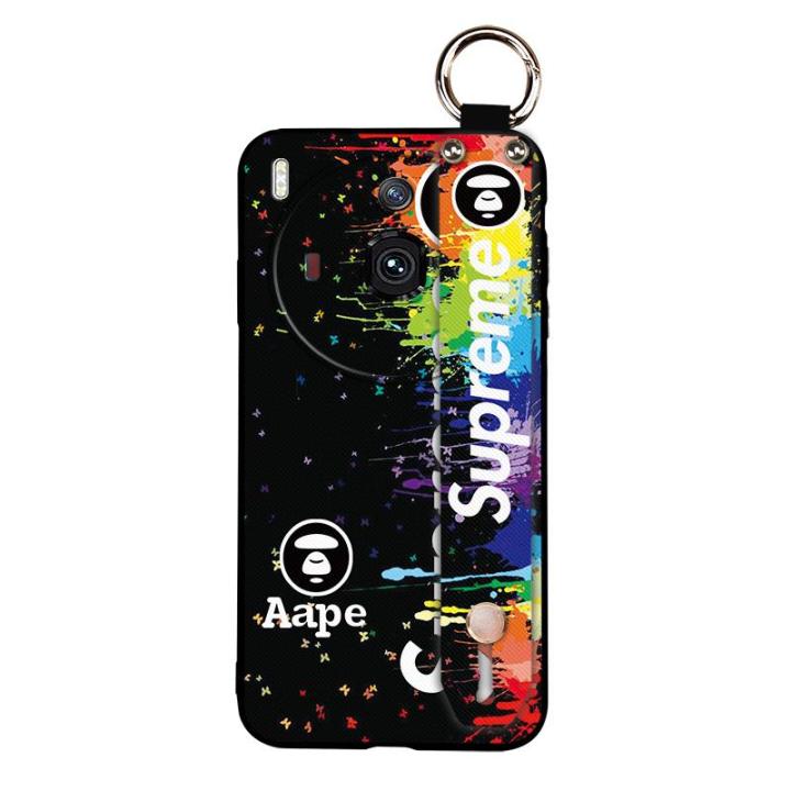 back-cover-lanyard-phone-case-for-zte-nubia-z50s-pro-silicone-fashion-design-wrist-strap-wristband-trendy-waterproof