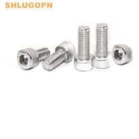 20PCS M4 M5 304 A2 Stainless Steel DIN912 Hexagon Hex Socket Head Cap Allen Bolt Screw L 4 50mm