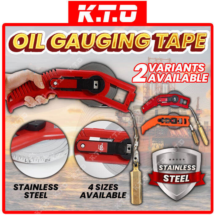 Stainless Steel Oil Gauging Tape Sounding Tape Measuring Tape Marine
