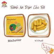 Bánh ăn dặm hữu cơ cho bé BioJunior Organic Vị Chuối - Oh Baby 125