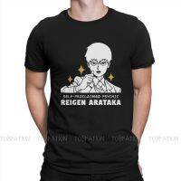 Arataka Reigen Mob Psycho 100 Anime Tshirt Casual Punk T Shirt Streetwear Homme Pure Cotton Oversized Short Sleeve Tops