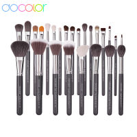 Docolor 25Pcs Makeup Brushes Set Professional Natural Hair Foundation Powder Blush Eyeshadow Face Blending Make up Brushes