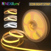 FCOB LED Strip Light LED High Density Flexible FOB COB Led Light Warm Nature Cool White Linear Dimmable 12V 24V