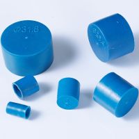 6.3mm 15mm 30mm 35mm 40mm 50mm To 66mm ID Bore Hole GT Type Blue PE Plastic Dustproof Steel Tube Pipe Fitting Cover End Cap Plug