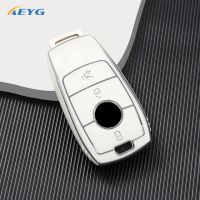 โครงเปลือกนอกเคส Kunci Remote Mobil Tpu สำหรับ Mercedes Benz A C E S G คลาส W205 W222 W213 W177 X167 Glc Cle Cla Glb Gls Amg Protector