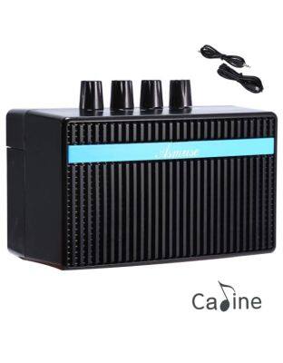 Caline Scuru S1 Bass แอมป์เบส 3 วัตต์ แบบพกพา มีแบตในตัว เอฟเฟคเสียง Clean/Distortion (Mini Bass Amp) + แถมฟรีสายชาร์จ USB & สาย AUX