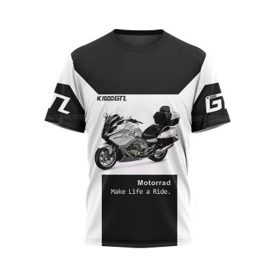 Summer For BMW K1600 GTL Shirt Touring Cruiser Team Motorcycle Racing T-Shirt Motorrad Mens Quick Dry Breathable Cold Feeling