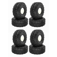 8PCS 120MM 1.9Inch Rubber Tyres Wheel Tires for 1/10 RC Rock Crawler Axial SCX10 90046 AXI03007 TRX4 D90