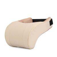 2023 New PU Leather Auto Car Neck Pillow Memory Foam Filling Neck Rest Seat Headrest Pillow Support For Kids And Adults