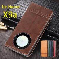 หนังดูดซับแม่เหล็กหรูหรา OBCREATOR เคสสำหรับหัวเหว่ย X9a เคสป้องกันฝาปิดแบบพับให้เกียรติรองรับ Fundas Coque X9a