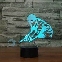 3D Playing Billiards Pools Snooker 7 Colors LED NightLight Bedside Decor 3D Table Lamp USB Novelty Sleep Birthday Gifts Trophy