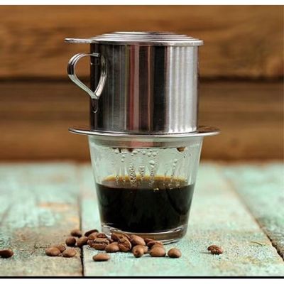 อุปกรณ์ชงกาแฟ  กาแฟเวียดนาม แก้วสแตนเลสดริปกาแฟเวียดนาม แก้วดริปกาแฟเวียดนาม ถ้วยชงกาแฟ ถ้วยหยดกาแฟ ขนาด 7 เซนติเมตร