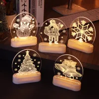 new style 3D Nightlight room decoration lamp string