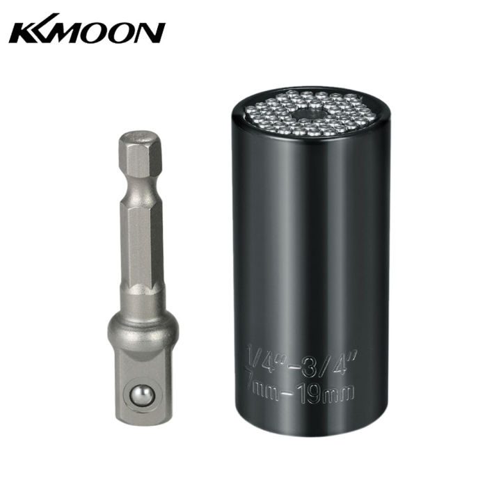 kkmoon-7มม-19มม-multi-functional-ซ็อกเก็ตสากลประแจเมตริกเจาะเต้ารับตัวแปลงชุดเครื่องมือซ่อมแซมสำหรับมืออาชีพ