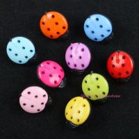 【cw】 16x18mm Kids Ladybug Sew On Button Acrylic Insect Buttons Cute Animal DIY Garment Gift Party Decoration Beads 30pcs/pack 【hot】