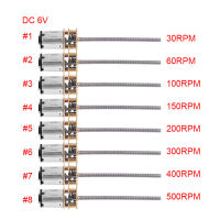 【❂Hot On Sale❂】 ckl9cd อุปกรณ์เสริมกล่องเกียร์มอเตอร์ Dc 6V มอเตอร์เกียร์ไฟฟ้าขนาดเล็ก30รอบต่อนาที-500รอบต่อนาที