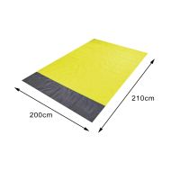 Picnic Blanket 210x200cm Folding Durable Garden Sheet Waterproof Large Picnic Mat Portable Rug Beach Mat for Festival Camping Sleeping Pads