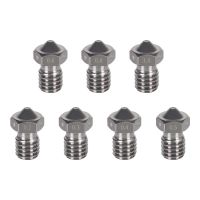 ❀△™ 3D Printer Parts 3D V6 Hardened Steel Nozzles 0.2 0.3 0.4 0.5 0.6 0.8 1.0mm 1.75mm M6 Thread Nozzle For Hotend CR10 Ender 3