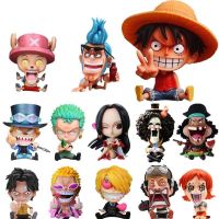 หุ่นฟิกเกอร์แนวแอ็คชั่น Daivo ของเล่นโมเดล Luffy ฟิกเกอร์ตัวการ์ตูนญี่ปุ่นขนาดเล็กของประดับโต๊ะทำงานแซนจีเอซงูเหลือม