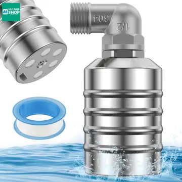 1/8'' Automatic Water Level Control Valve Auto Shut Off Ball Mini Float  Valve 304 Stainless Steel Float Valve 