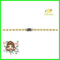 โซ่ STARLIGHT ST-P01 30เซนติเมตร สีทองเงา 2เส้นBEADED PULL CHAIN STARLIGHT ST-P01 30CM PLAIN BRASS 2EA **คุ้มที่สุดแล้วจ้า**